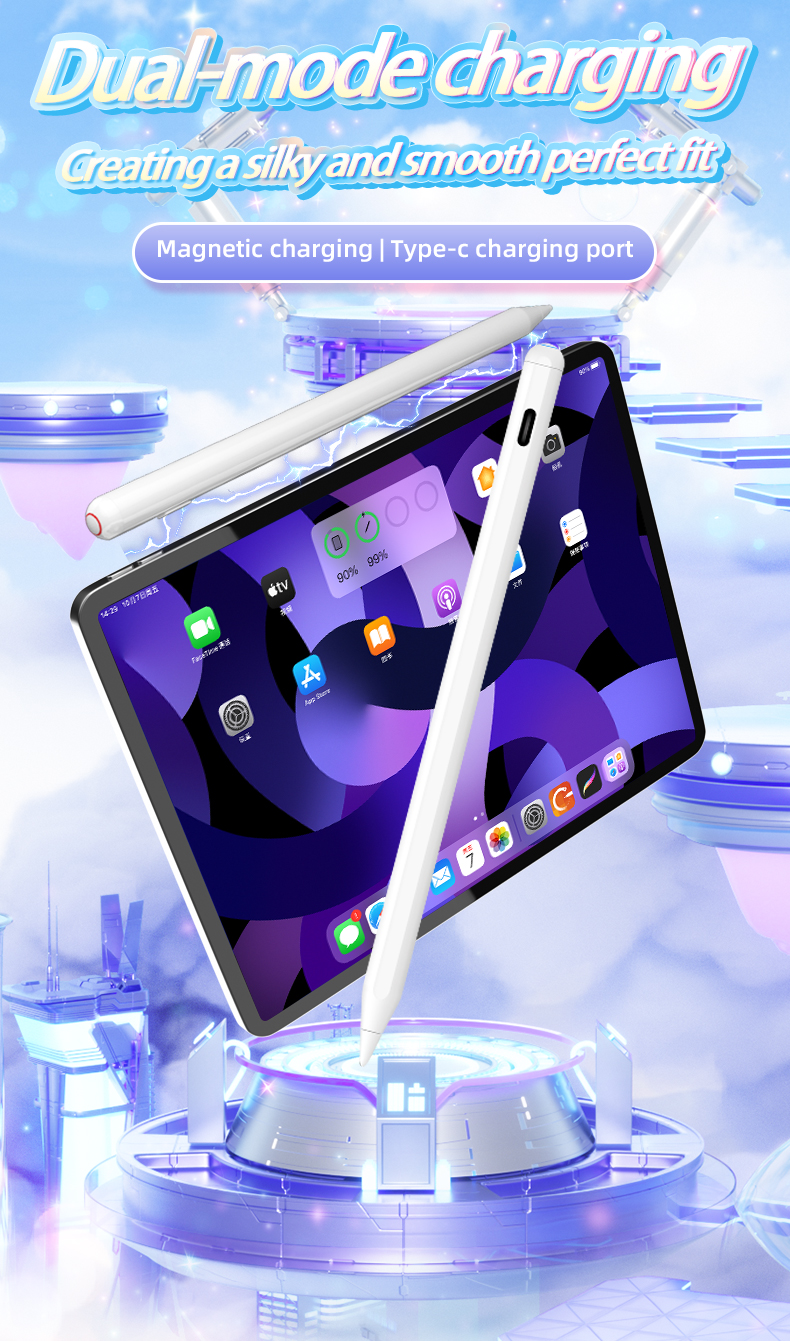 Pro Artist's Choice: Ultra-Responsive IPad Stylus with Tilt & Palm Rejection